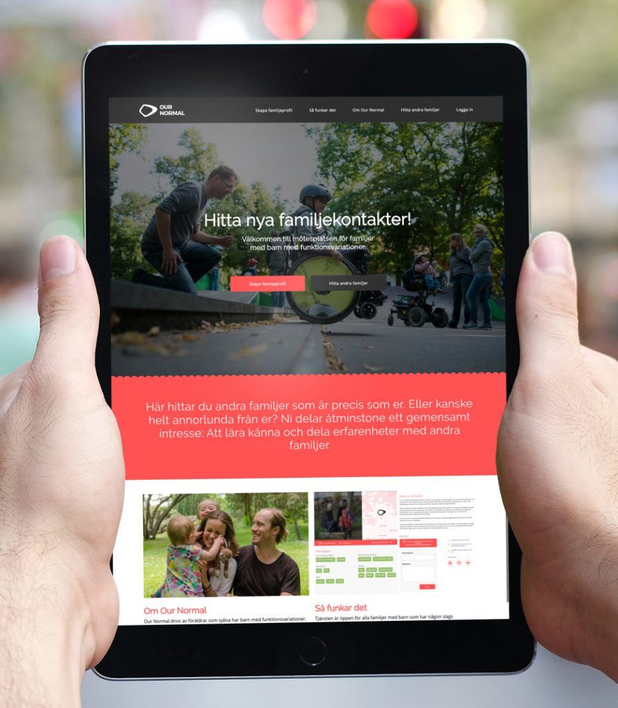 Our Normal är en digital mötesplats för familjer med barn som har funktionsvariationer